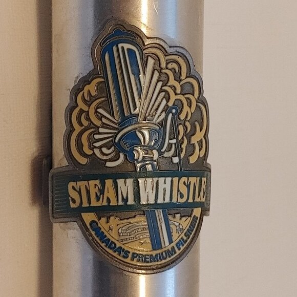 Vintage STEAM WHISTLE Draft Beer Tap Handle Medium Size - Picture 8 of 8